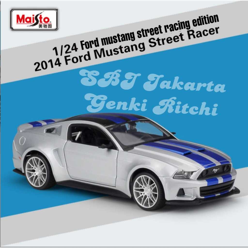Diecast Maisto original mobil Toyota Yaris - Celica - Ford Mustang street racer licensed product ska