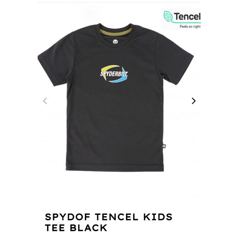 Kaos Original Anak SPYDERBILT SPYDOF TENCEL HITAM