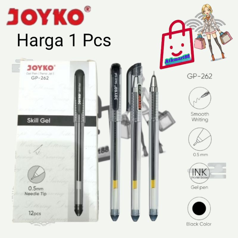 

( Per Pcs ) PULPEN JOYKO SKILL GEL 0,5 MM GP-262