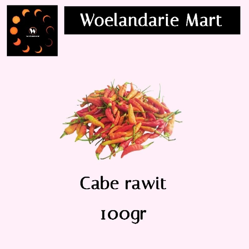 

100 gr cabe rawit pedas