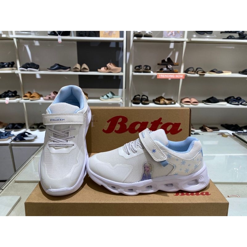 sepatu sneakers frozen bata nyala anak wanita original 381-1084