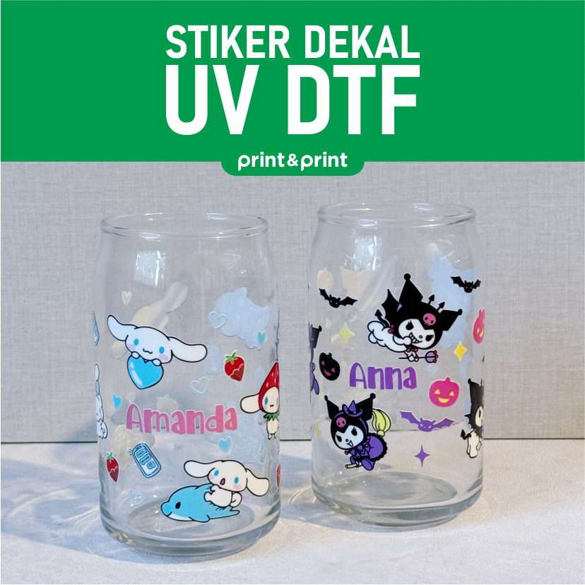 

Stiker UV DTF | Dekal Kering UV Segala Media Tumbler Gelas Kaca