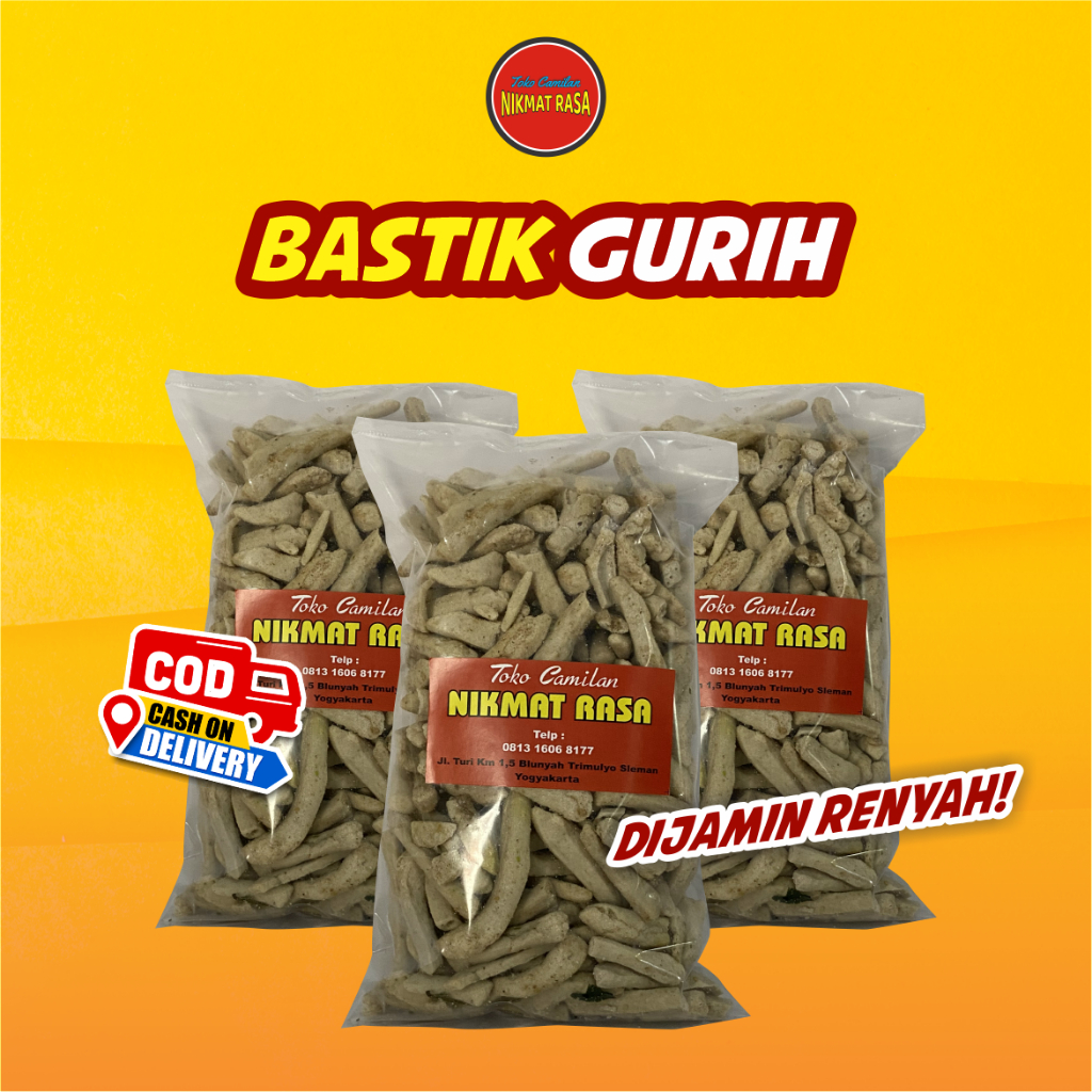 

Bastik Gurih / Basreng / Baso Goreng Daun Jeruk Tidak Pedas 250g/500g Snack Kiloan Enak Murah