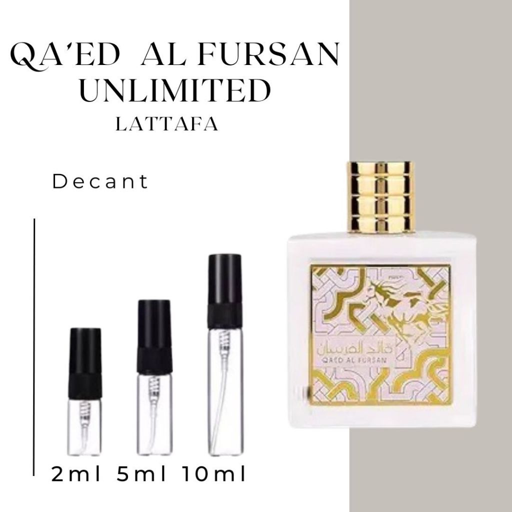 Decant 2ml 5ml 10ml QAA'ED ALFURSAN UNLIMITED Lattafa