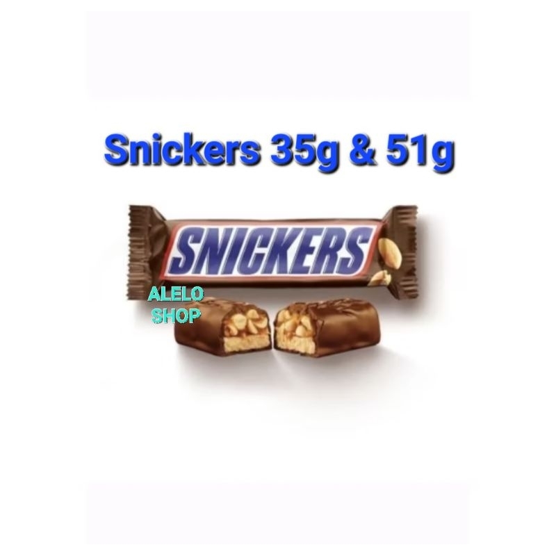 

Snickers chocolate 35gr 51gr peanut nougat caramel bar snickers coklat 35g 51g 35 51 batang kacang karamel snicker sniker 35 51