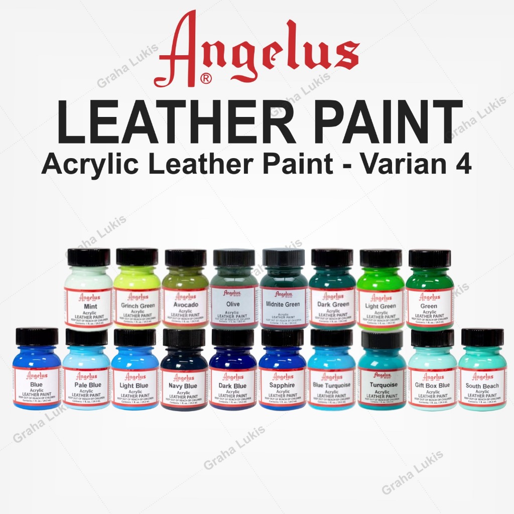 

Rad Angelus Acrylic Leather Paints 1oz Varian 4 ( BLUE / GREEN )