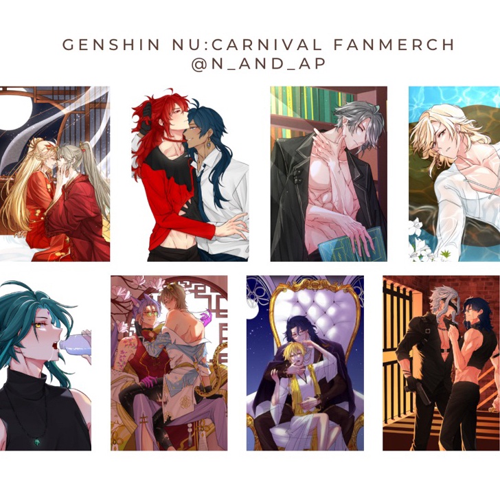 

Unggul FANMERCH Nu Carnival Genshin Kuya Ei Artprint A6 Dottore Ayato Thoma Thomato Ayathoma Zhongli Xiao Zhongxiao Alhaitham Haikaveh Kaveh Kaeluc Dottolone