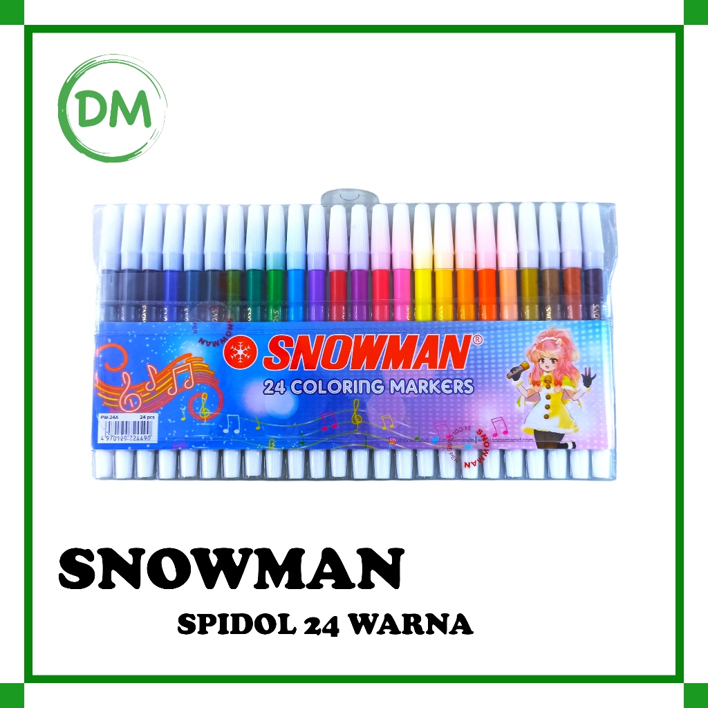 

Snowman Spidol 24 Warna PW24A