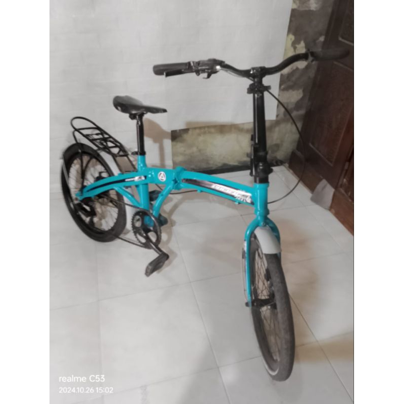 SEPEDA LIPAT UK 20" BEKAS / SEPEDA LIPAT SECOND UKURAN 20 INCH ALMINI (ALLOY) / SEPEDA LIPAT PACIFIC