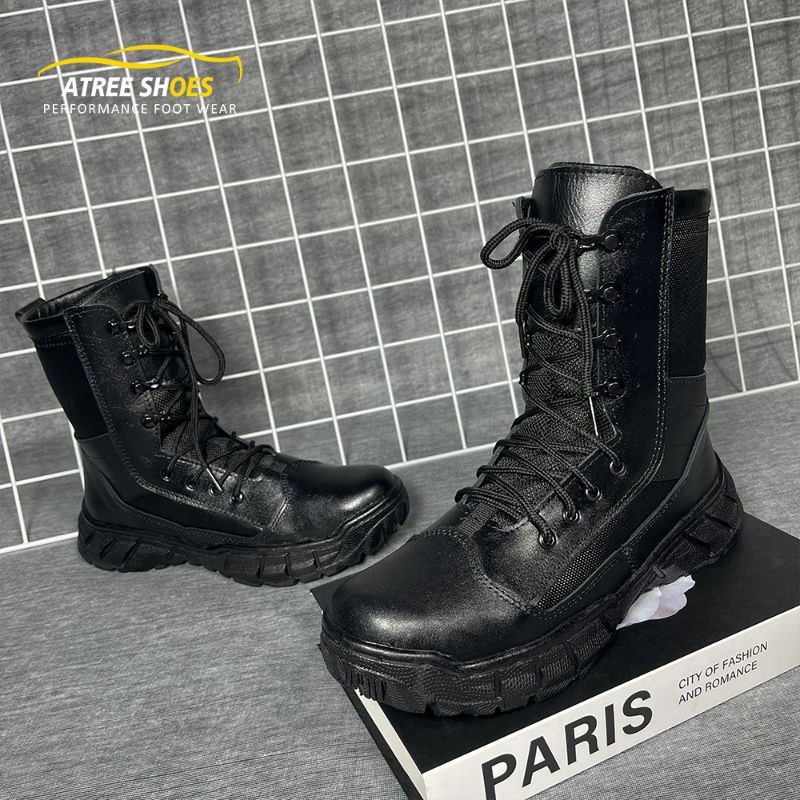 SEPATU PDL JATA POLRI POLISI KULIT SAPI BRIMOB SABARA SCURITY SATPAM