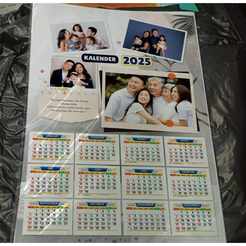 

Kalender Dinding Custom 1 Lembaran