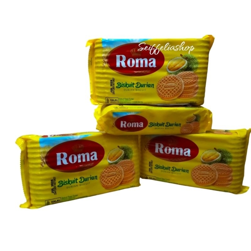 

ROMA BISKUIT DURIAN New Biskuit Rasa Durian @ 300 gram