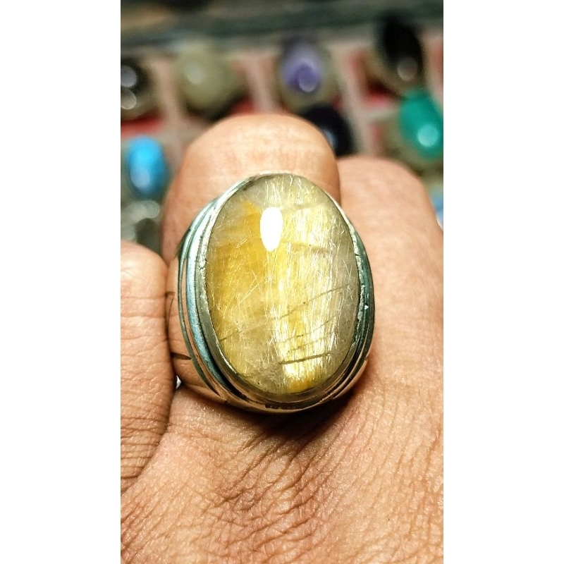 batu kecubung rambut