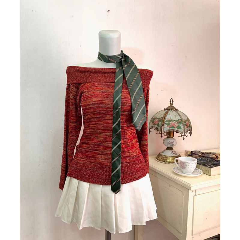 SWEATER | KNITWEAR | COQUETTE CORE | ACADEMIA | KOREAN LOOK | PRELOVED