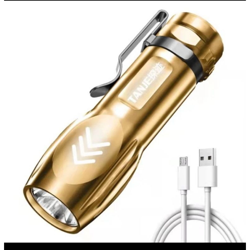 Senter Led Police//Senter charger Cas