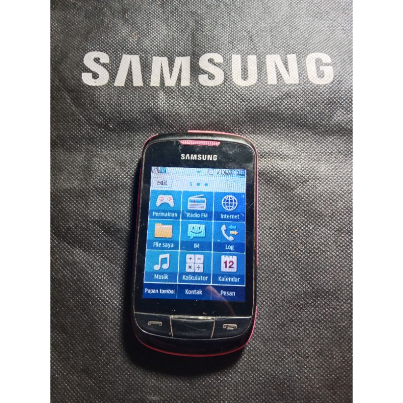 hp samsung corby 2 gt s3850 jadul normal dan minus