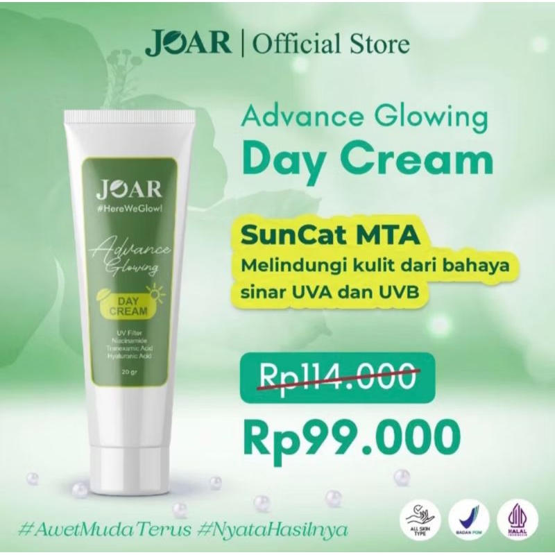 Joar Advanve Glowing Day Cream - 20gr ByJoarSkincare