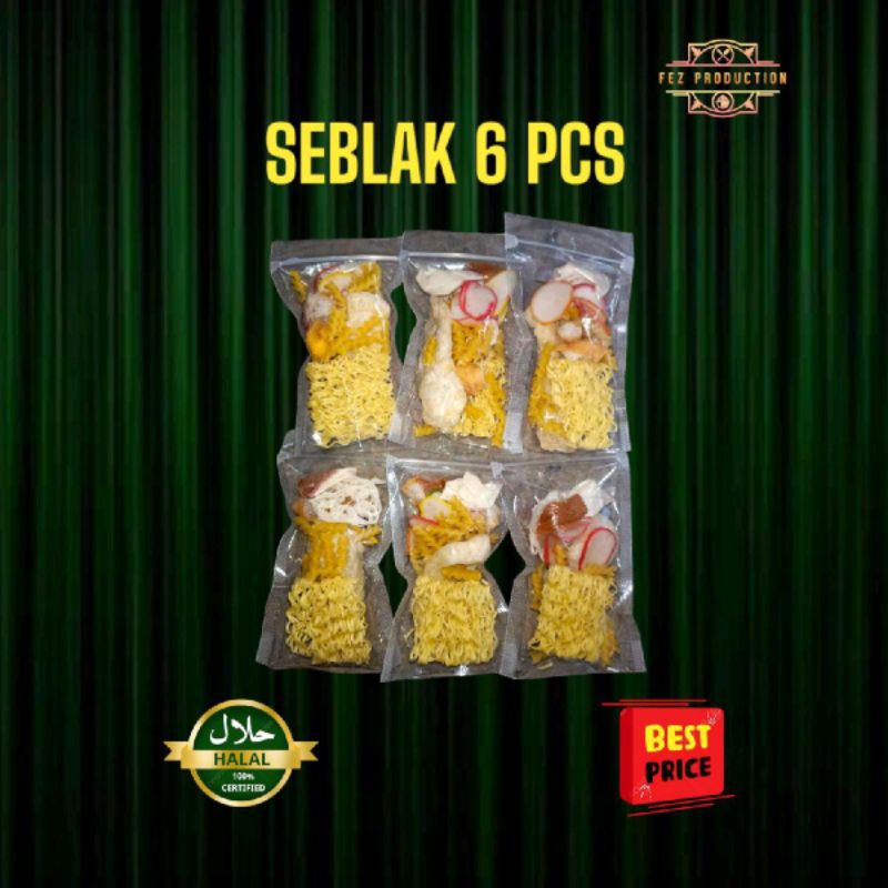

6 PCS SEBLAK INSTAN TERMURAH