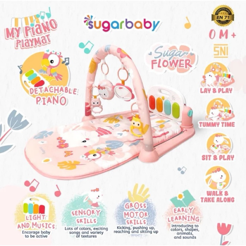 PRELOVED SUGAR BABY PIANO PLAYMAT