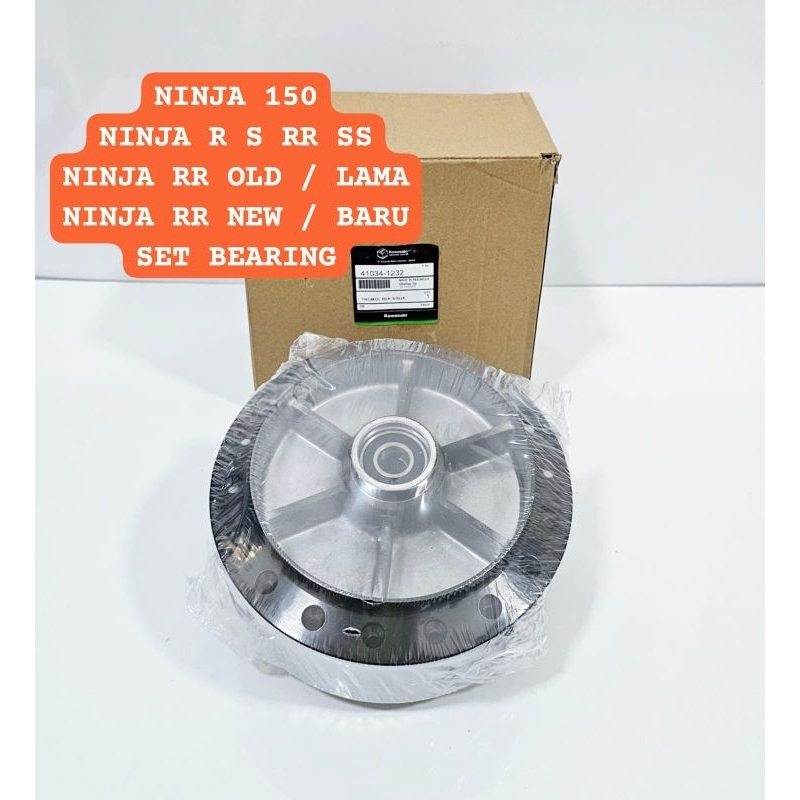 TROMOL BELAKANG NINJA 150 R S RR SS NINJA RR OLD LAMA NINJA RR NEW BARU KAWASAKI SET BEARING BERING 