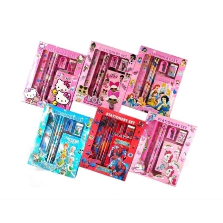 

Sekarang Puas Paket Alat Tulis Karakter TK Pensil Set Box Anak Stationary Set