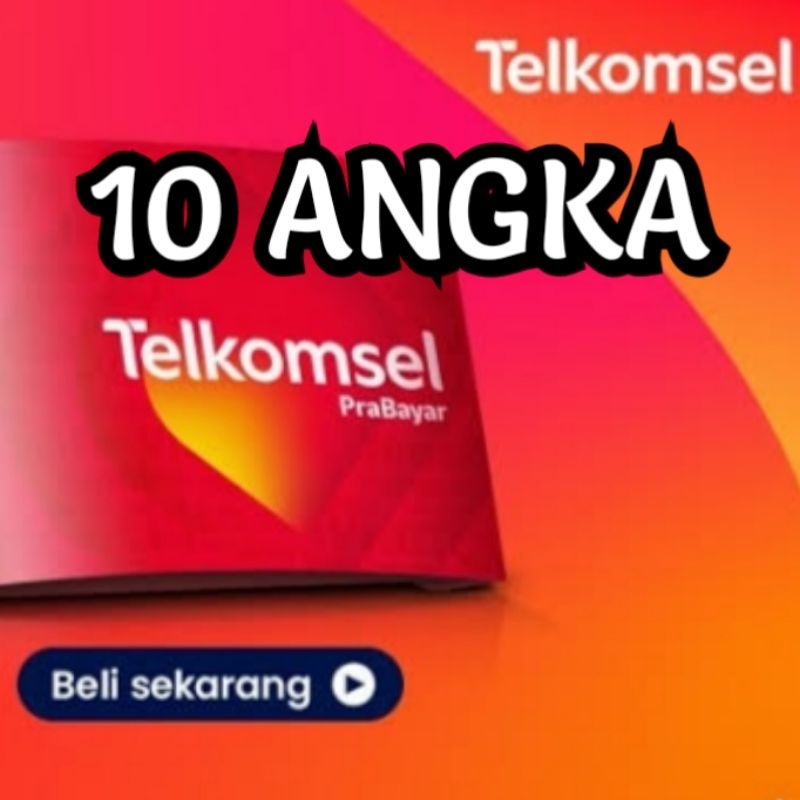 Nomor Cantik 10 ANGKA Telkomsel