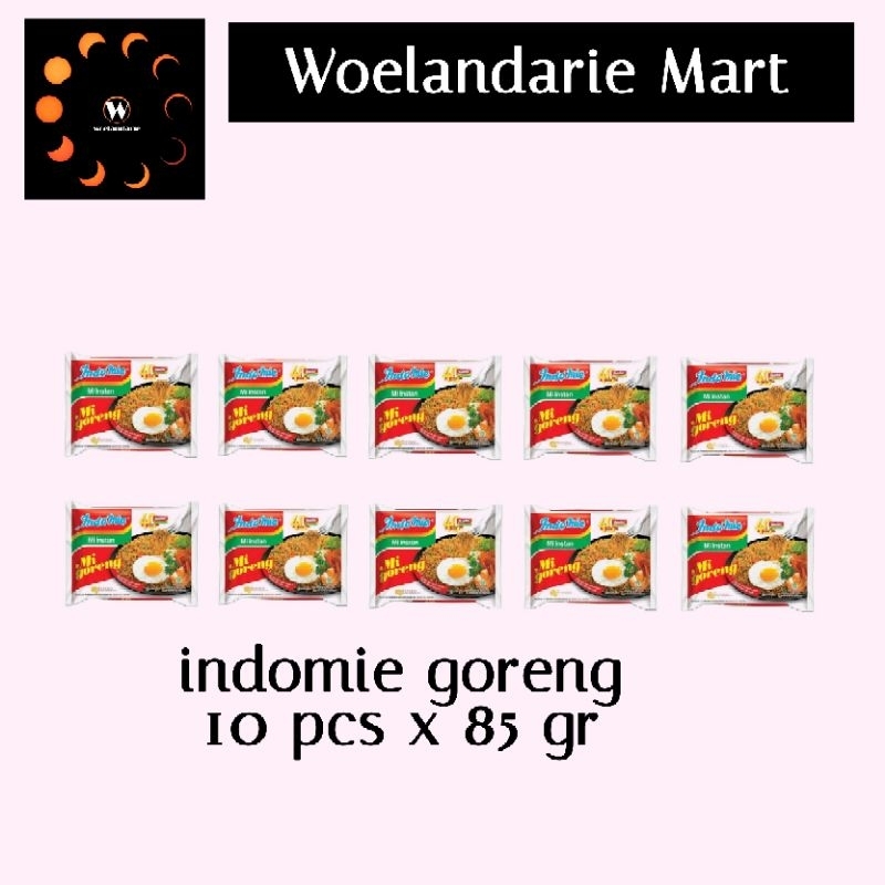 

10 pcs indomie goreng 85 gr