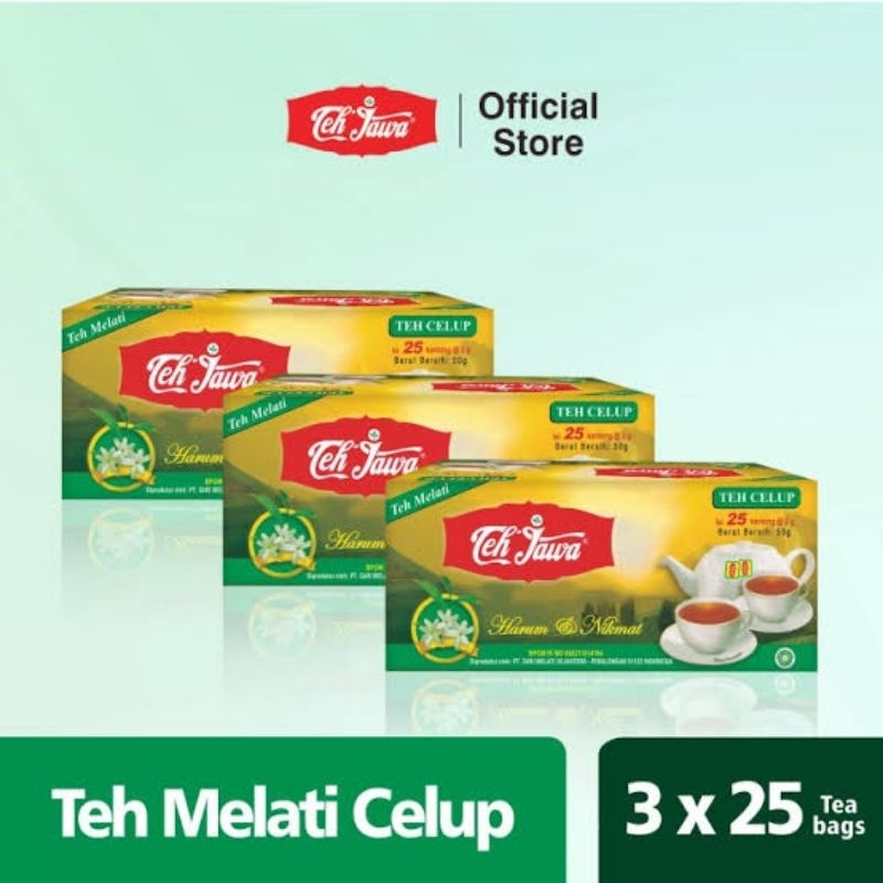 

PAKET BUNDLING ISI 3 TEH JAWA MELATI CELUP ISI 25