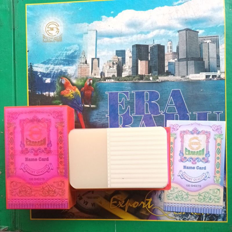 

ERBA PROMO KARTU NAMA ERA BARU | PRODUK DIJAMIN ORIGINAL | HARGA TERMURAH | KARTU NAMA ISI 100 | KARTU NAMA POLOS | KARTU NAMA BERGAMBAR