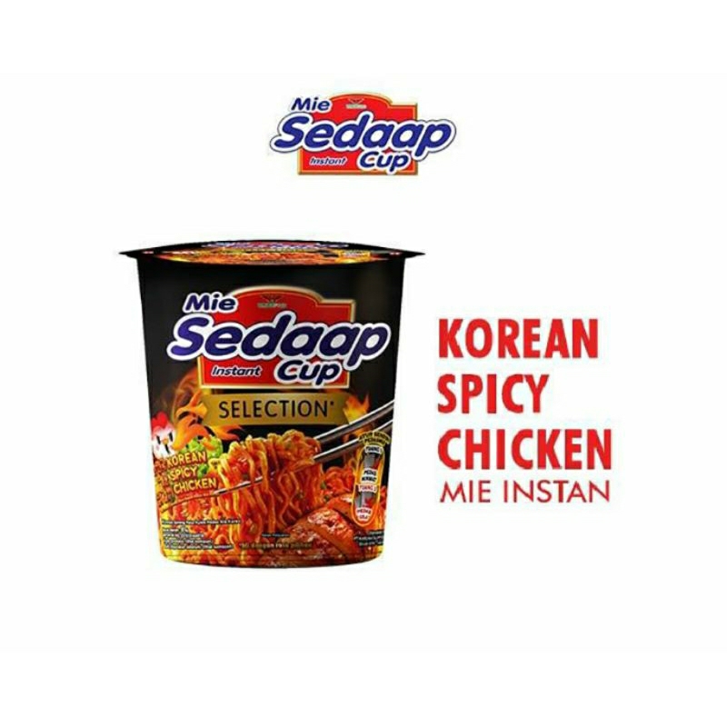 

Mie Sedaap cup instan korean spicy chicken 81g