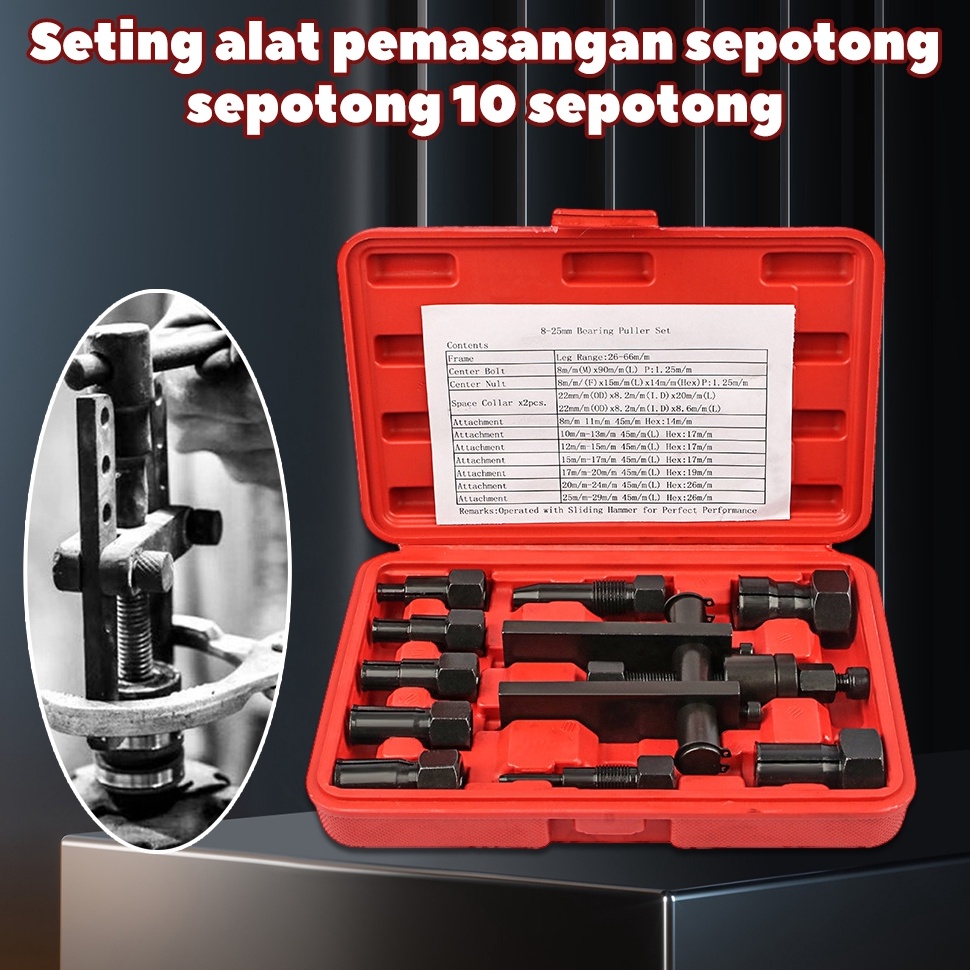 TERMURAH 1pcs Tracker bearing Puller Set Treker Pencabut Bearing Set Treker Cabut Bearing Dalam Trek