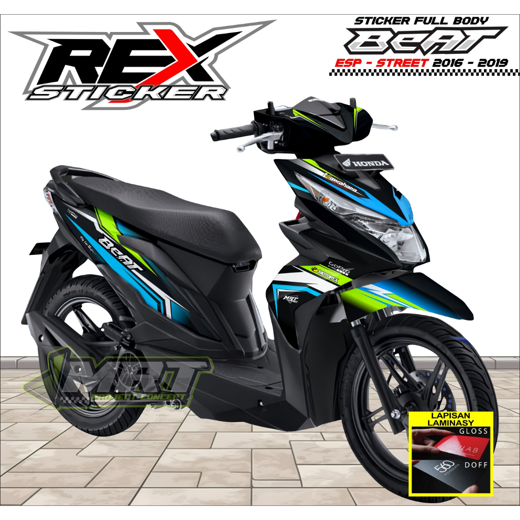 Decal Sticker Full Body Beat fi Esp Beat Street 2016 2017 2018 2019 Stiker Beat Esp Beat Street / De