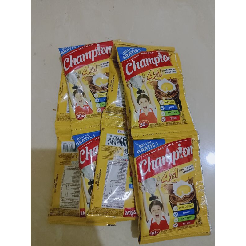 

Susu coklat energen champions 10+1 satu renceng isi 11 pcs