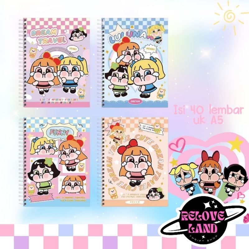 

buku tulis crybaby | notebook powerpuff girl x crybaby | notebook crybaby | buku ppg crybaby | alat tulis cry baby | buku tulis crybaby | buku tulis powerpuff girl crybaby | notebook crybaby | notepad powerpuff girl