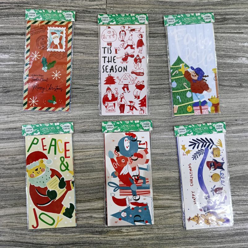 

Amplop Natal Gambar Random (Isi : 3 Desain /6 Amplop)/ Pack