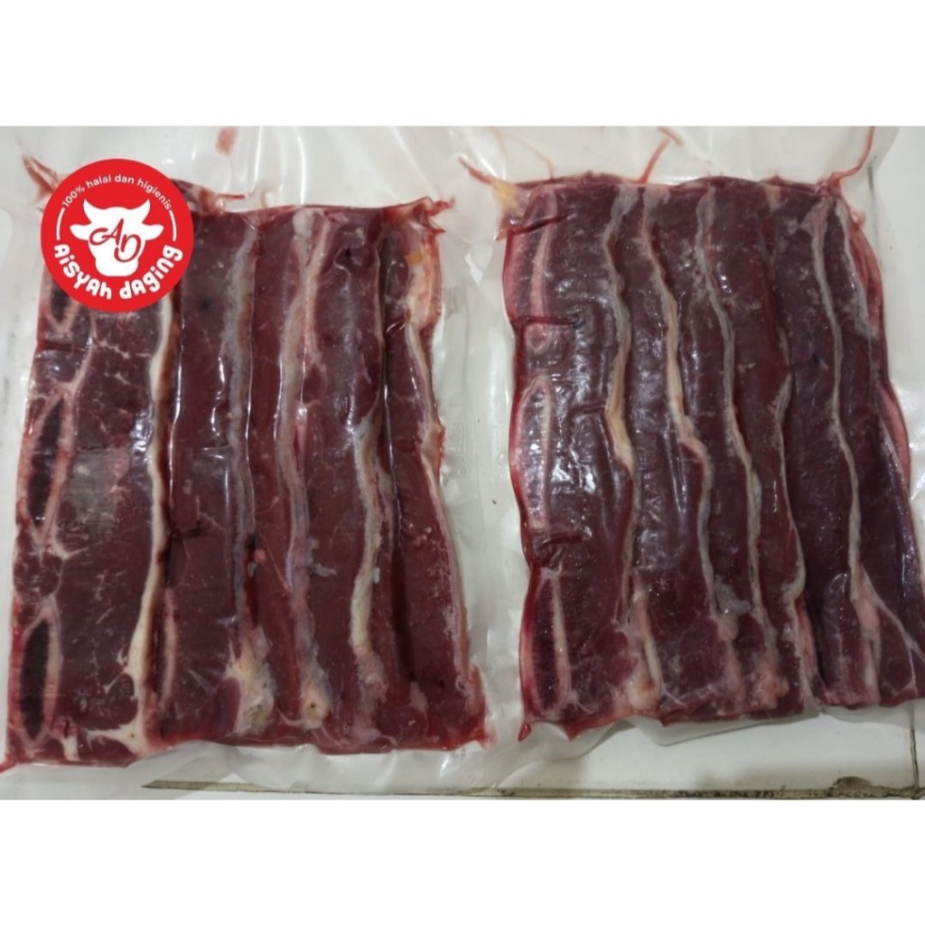 

Iga Galbi/Galbi Beef 500 gram | Aisyah Daging