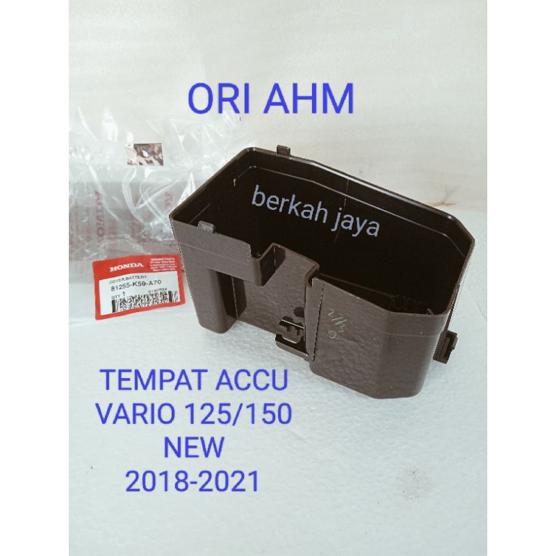81255-K59-A70 TEMPAT AKI/DUDUKAN ACCU VARIO 125/150 NEW ORI AHM