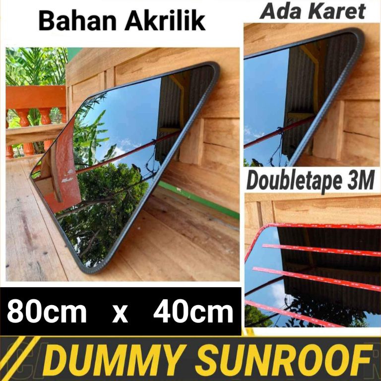 PALINGDIMINATI SUNROOF VARIASI MOBIL SIZE 8 X 4 CM  Avanza  Xenia  Agya  Ayla  Brio  Jazz  Sigra  Ca