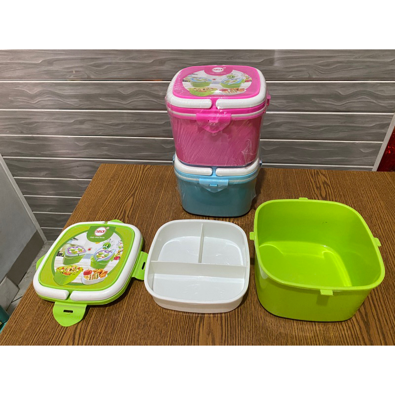 rantang makan premium sekat 2 SSJ