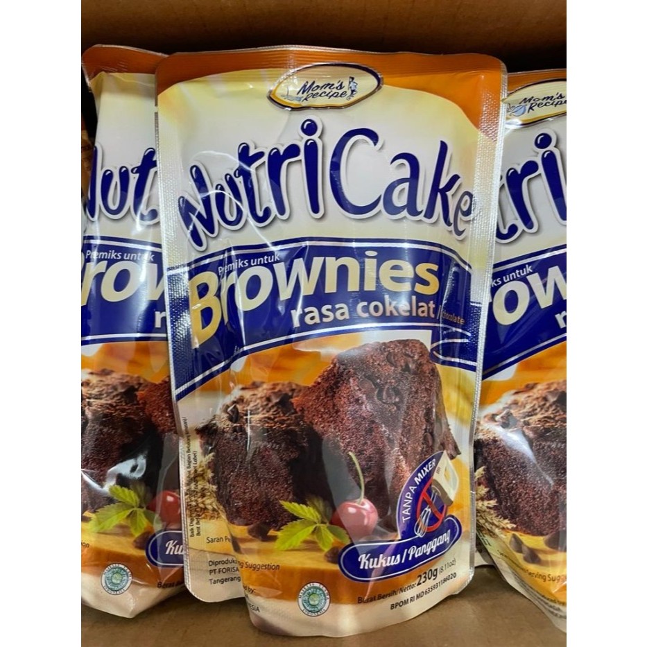 

NUTRICAKE BROWNIES COKLAT 230GR