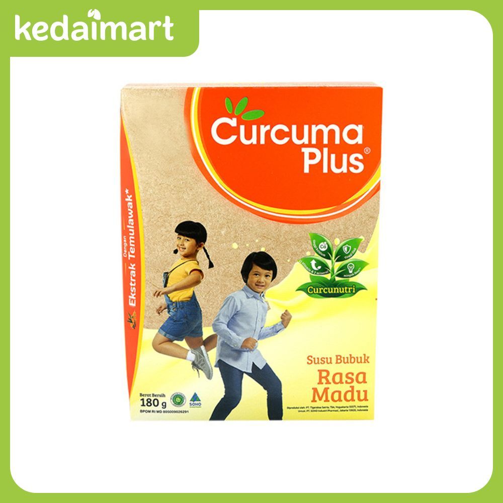 

Curcuma Plus Susu Bubuk Ekstrak Temulawak Madu 180 Gram