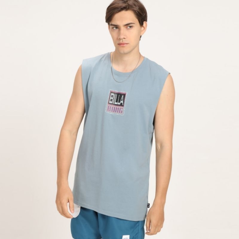 kaos singlet billabong static muscle original