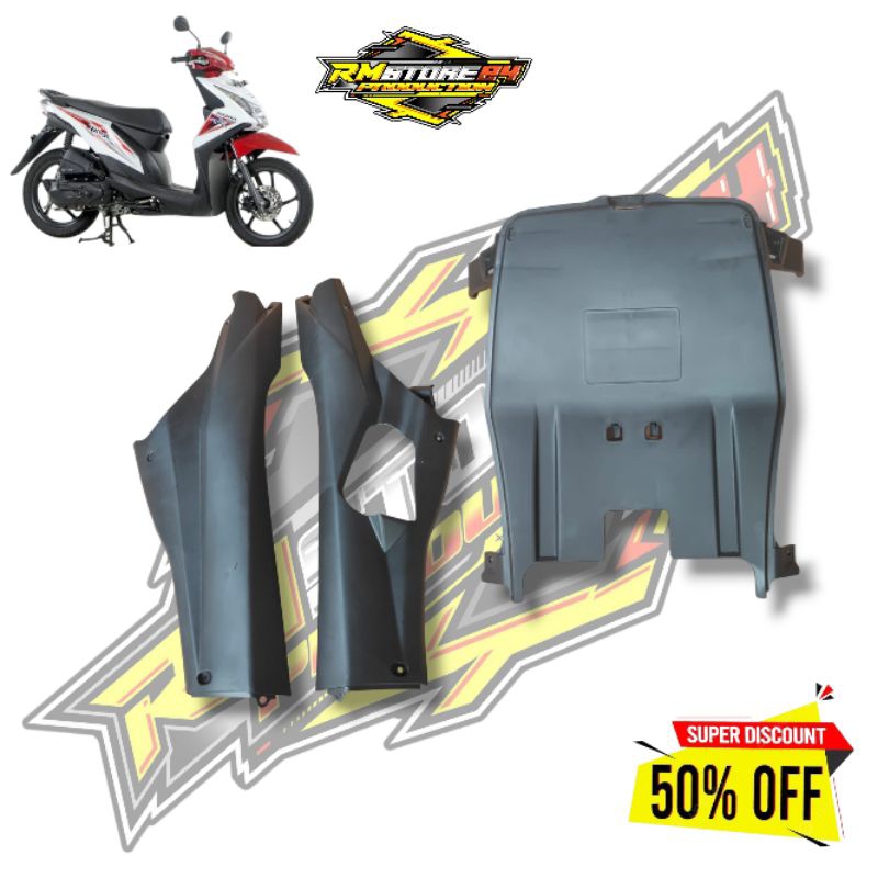 R/L + Kolong - Motor Honda Beat Fi Tahun 2013 2014 2015 - starter Halus/Kasar - Cover Body Kasar Dek