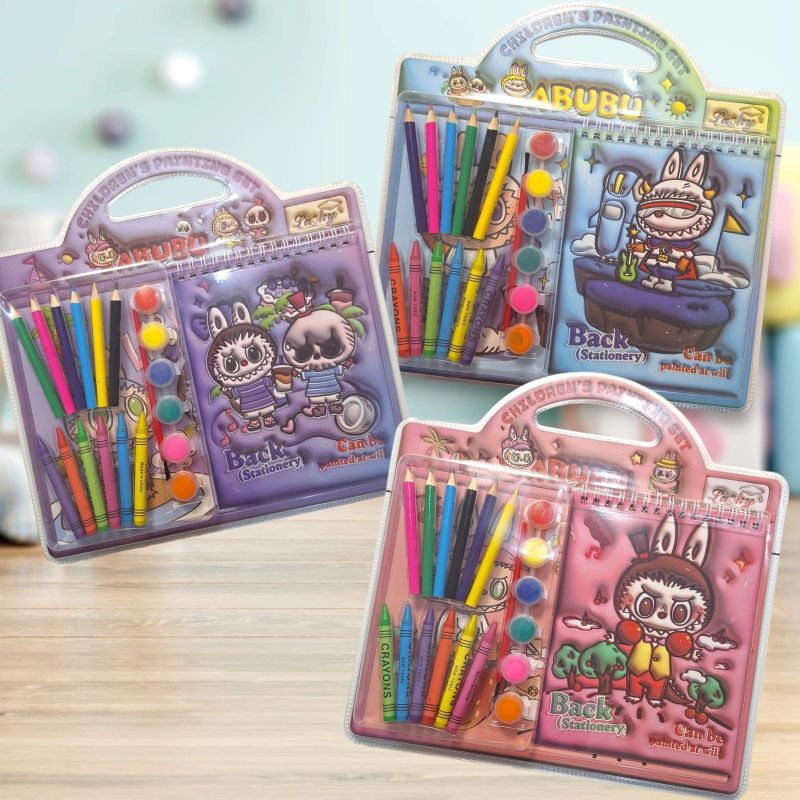 

Set Mewarnai Labubu Paket Lengkap