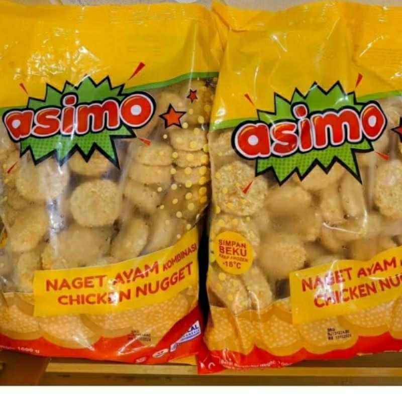

Asimo Chicken Naget Ayam 250 gr /1kg