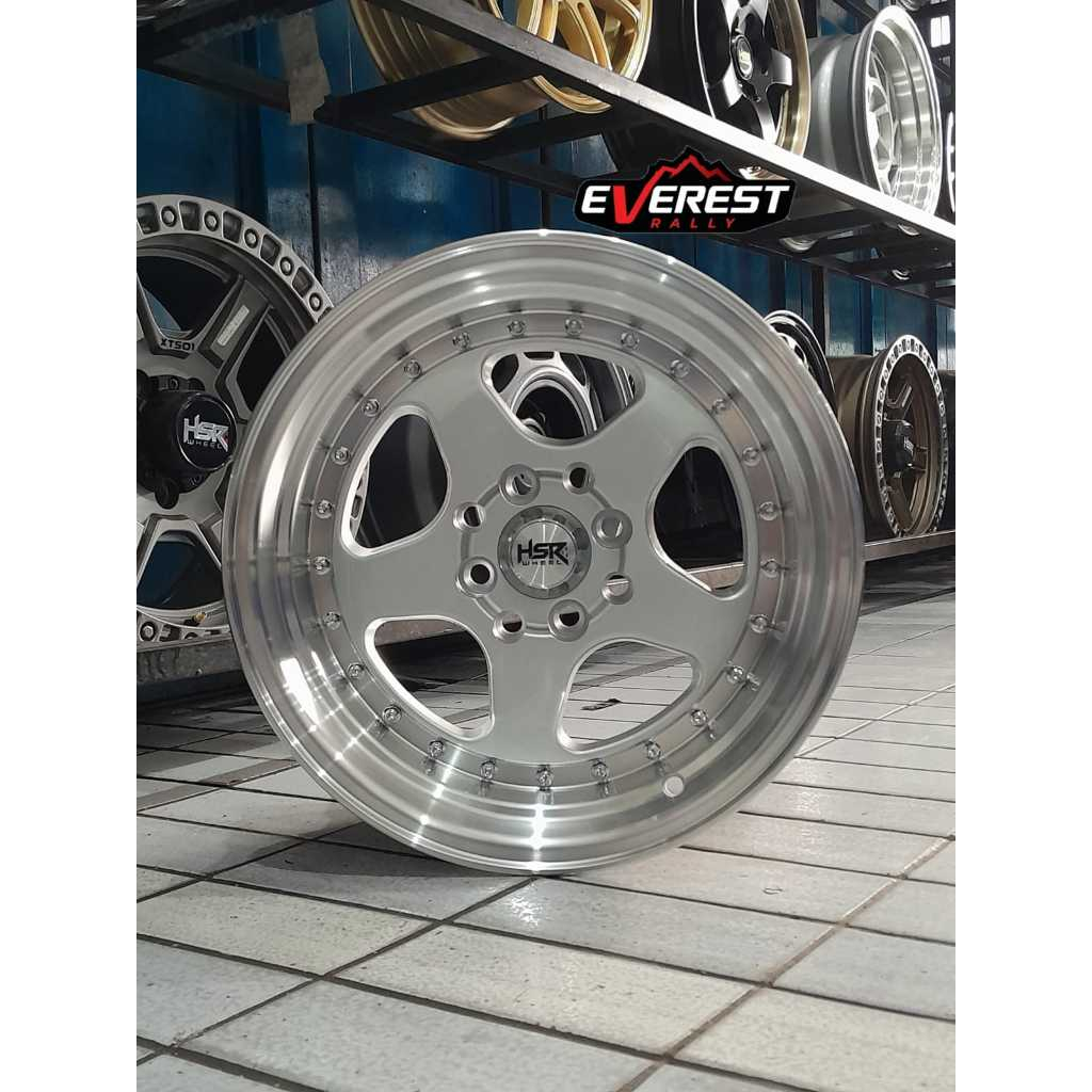 Velg Mobil Civic Ferio Genio Nova Ring 15 HSR BURN lebar 8/9 Pelek r15 celong