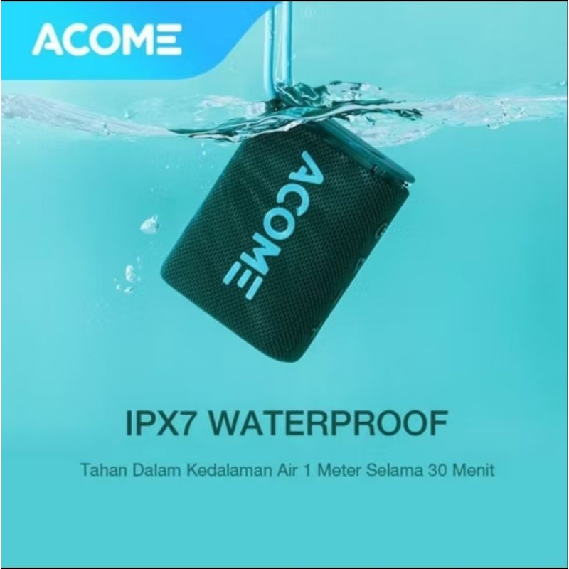 ACOME SPEAKER A6 BLUETOOTH RGB TWS LED PARTY IPX5 WATERPFROOF