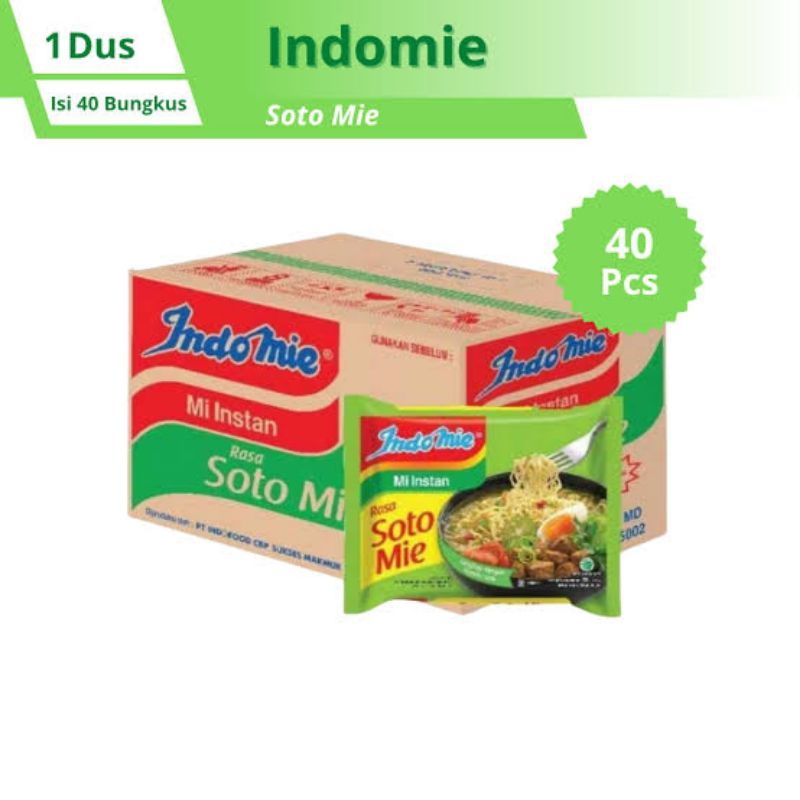 

Indomie Rebus Soto 1 Dus (40pcs)