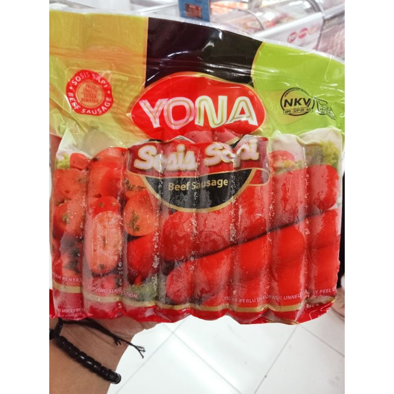 

Yona sosis sapi 15 merah 450gr