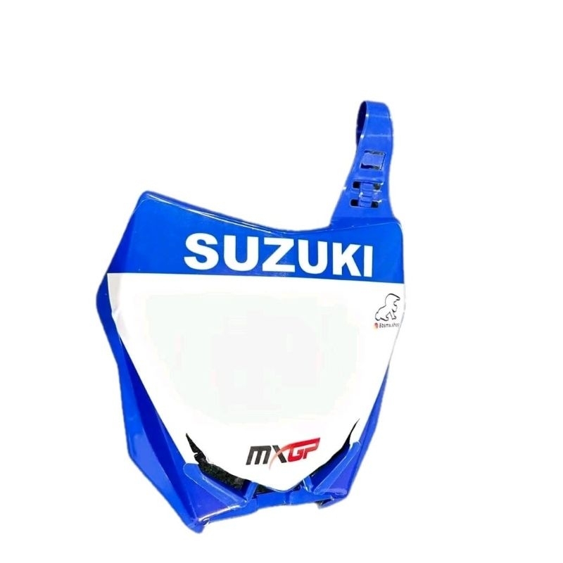 Papan star Nomor Trail RMZ 450 Dengan striping